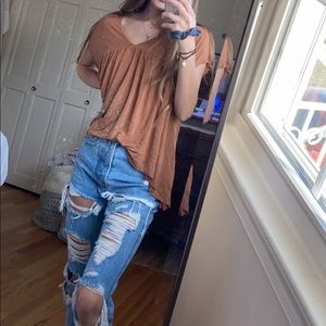 Flowy American Eagle Top